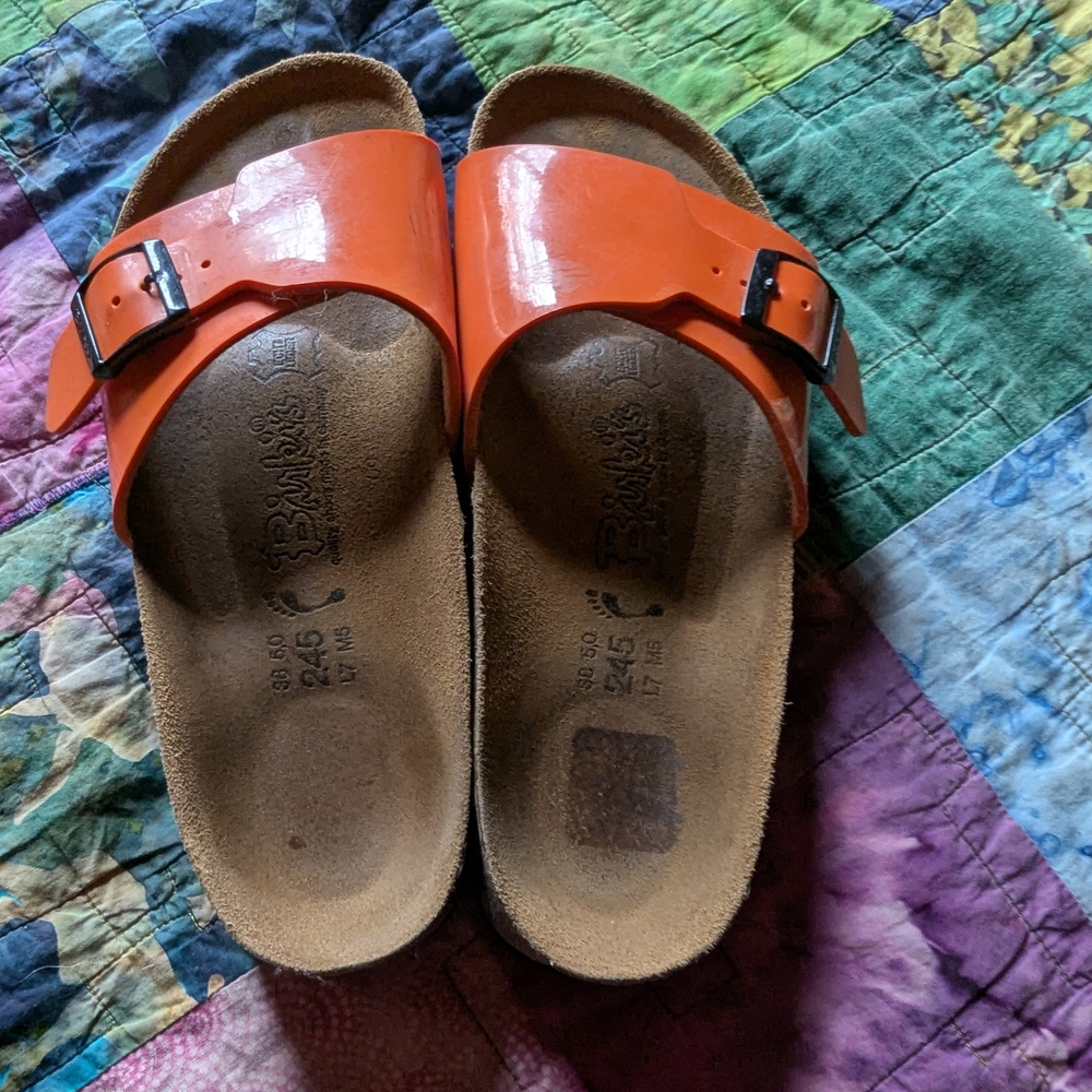 Birkenstock Orange Sandals